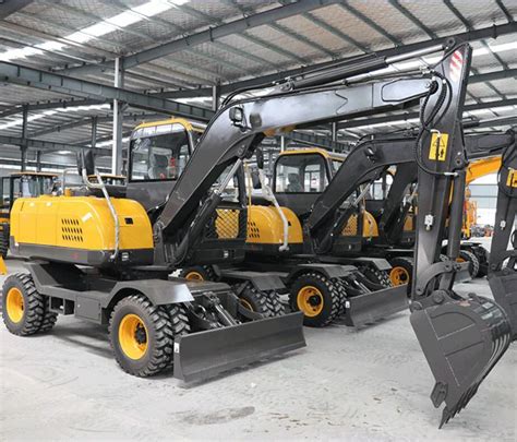 used wheel excavator|rubber tired excavators for sale.